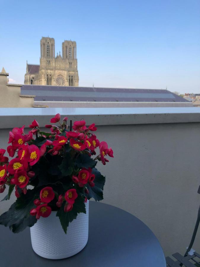 Studio Cosy Vue Cathedrale Reims Luaran gambar